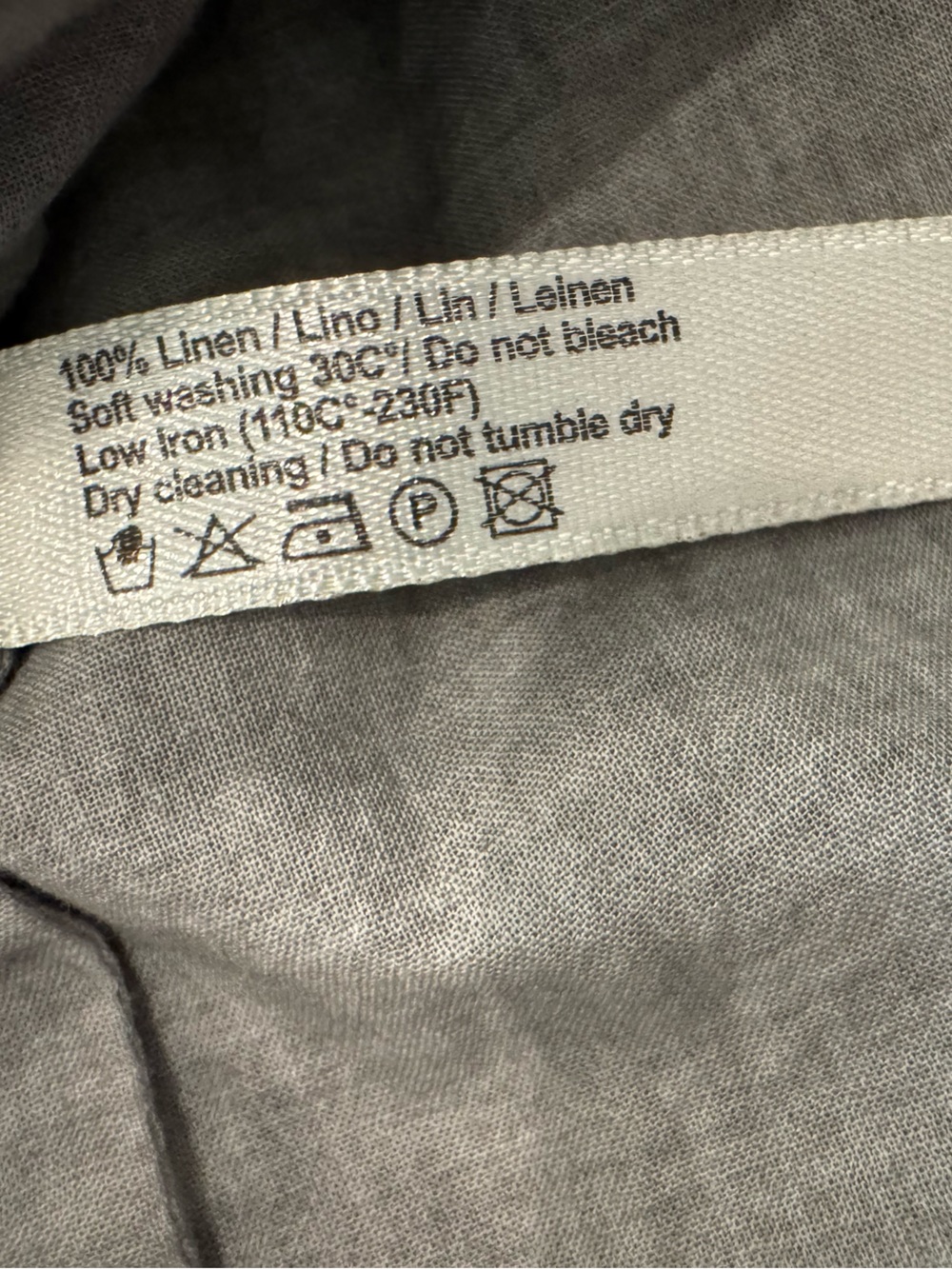 UMIT UNAL 100% Linen Lagenlook Avant-Garde Jacket Made in Turkey Size Large VGUC - Picture 4 of 6
